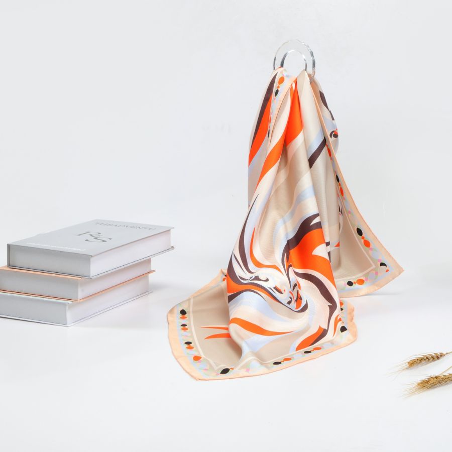 Sản phẩm khăn lụa in theo yêu cầu